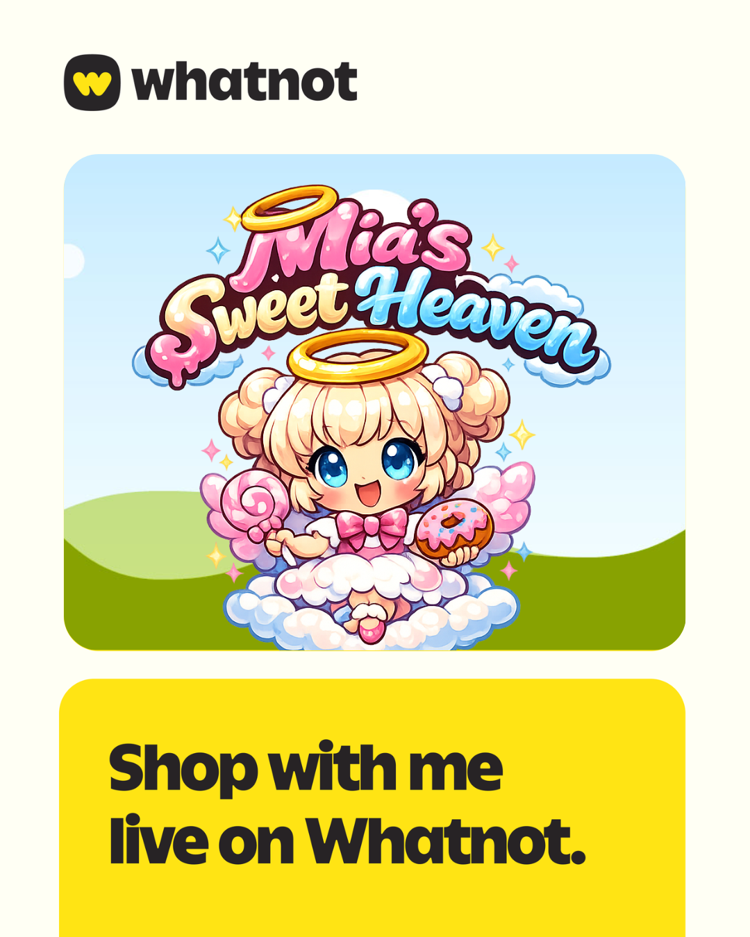 Mia’s Sweet Heaven Live on Whatnot